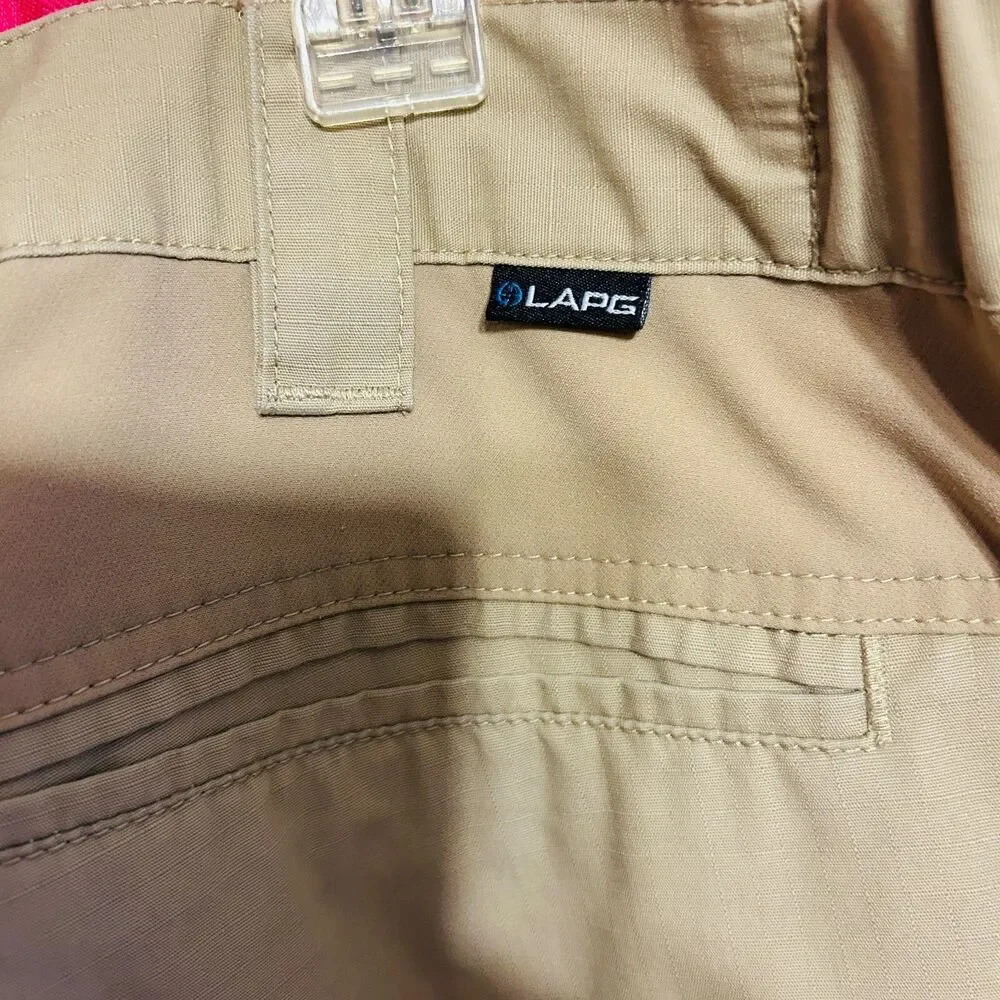 #8727 LAPG ATLAS TACTICAL PANTS MENS KAKHI SIZE 42X34